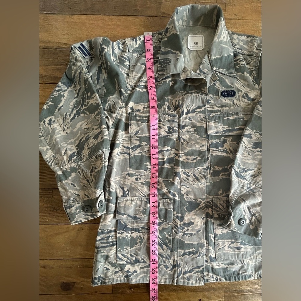💖5 for $50💖USA AIR FORCE Camouflage Utility Jacket Desert Camo Best fit for Med - Picture 3 of 9